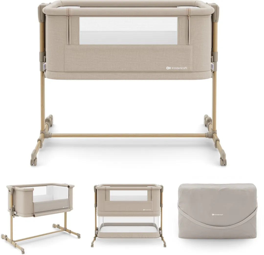KinderKraft NESTEE GROW 2 Aanschuifwieg - Beige