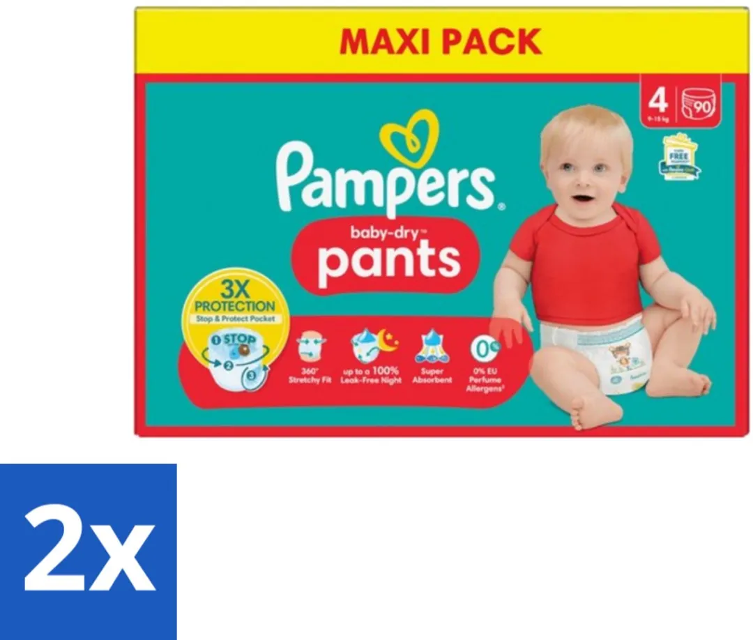 Pampers Baby-Dry Pants Maat 4