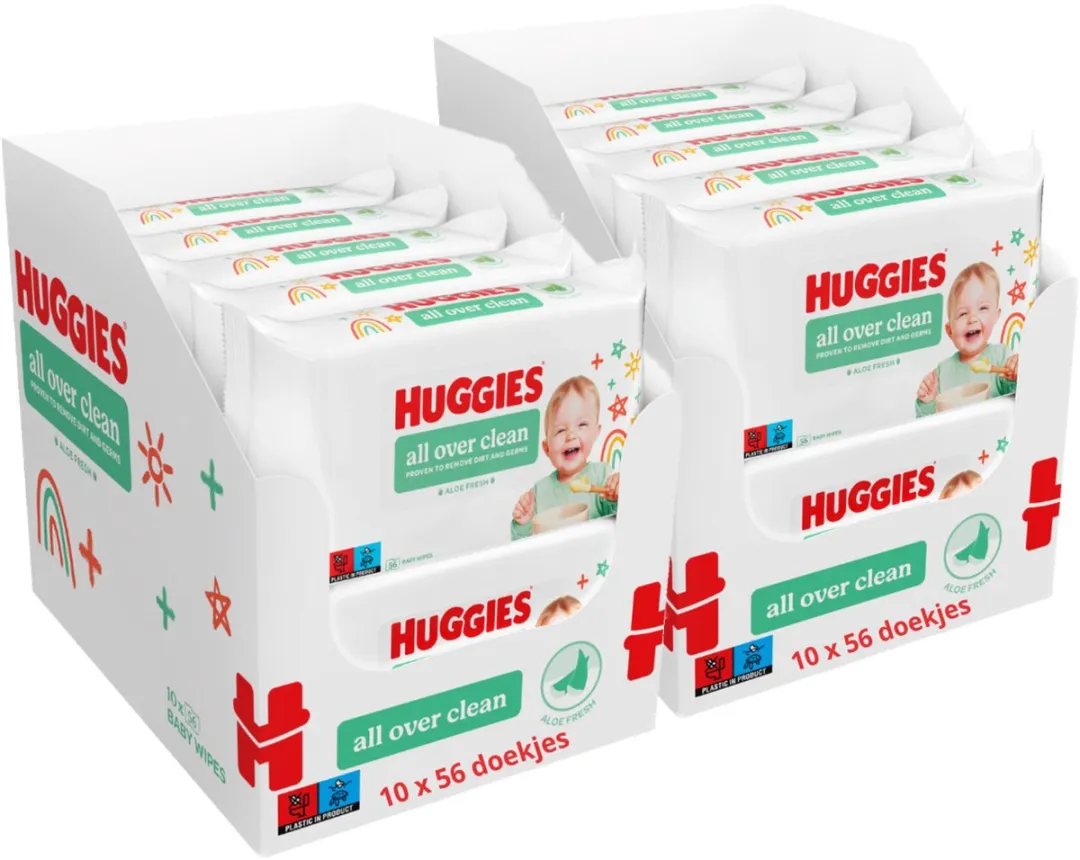 Huggies Billendoekjes All Over Clean 1680 Stuks