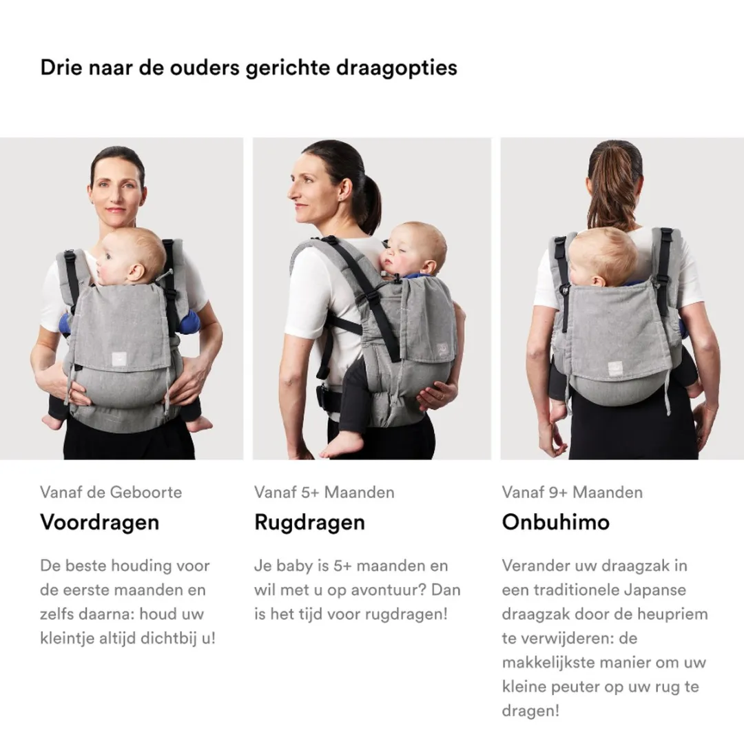 Stokke Limas Carrier Flex Terracotta Babydrager - 3 Draagopties