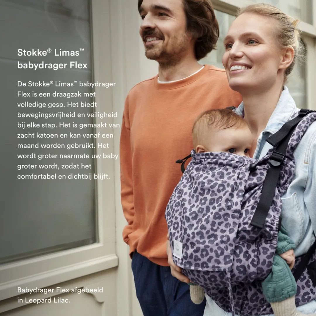 Stokke Limas Carrier Flex Terracotta Babydrager - 3 Draagopties
