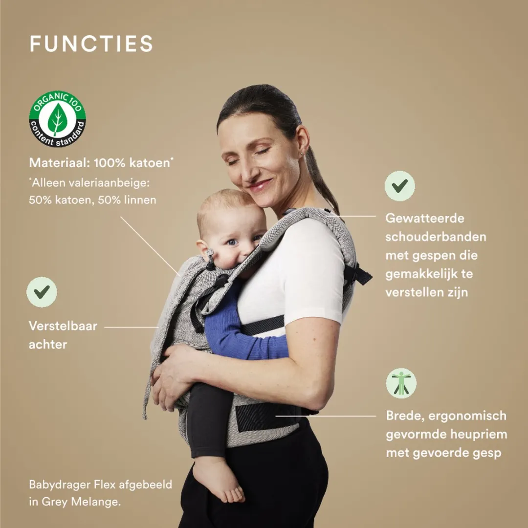 Stokke Limas Carrier Flex Terracotta Babydrager - 3 Draagopties
