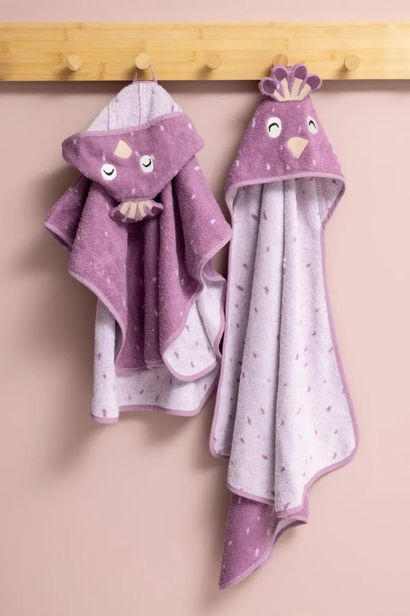 Trixie Poncho Mrs. Peacock - Paars - 24 maanden