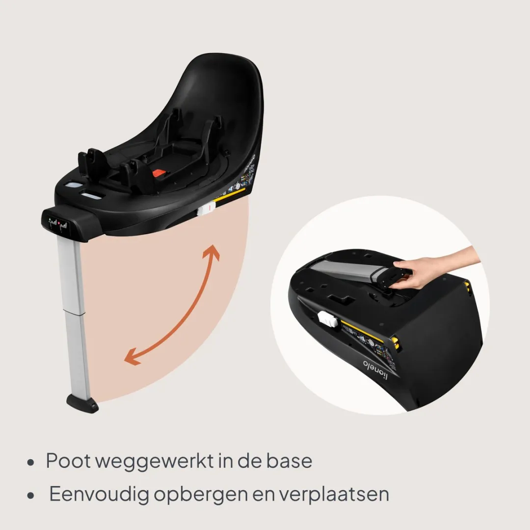 Lionelo Moxie Plus i-Size Base - Zwart