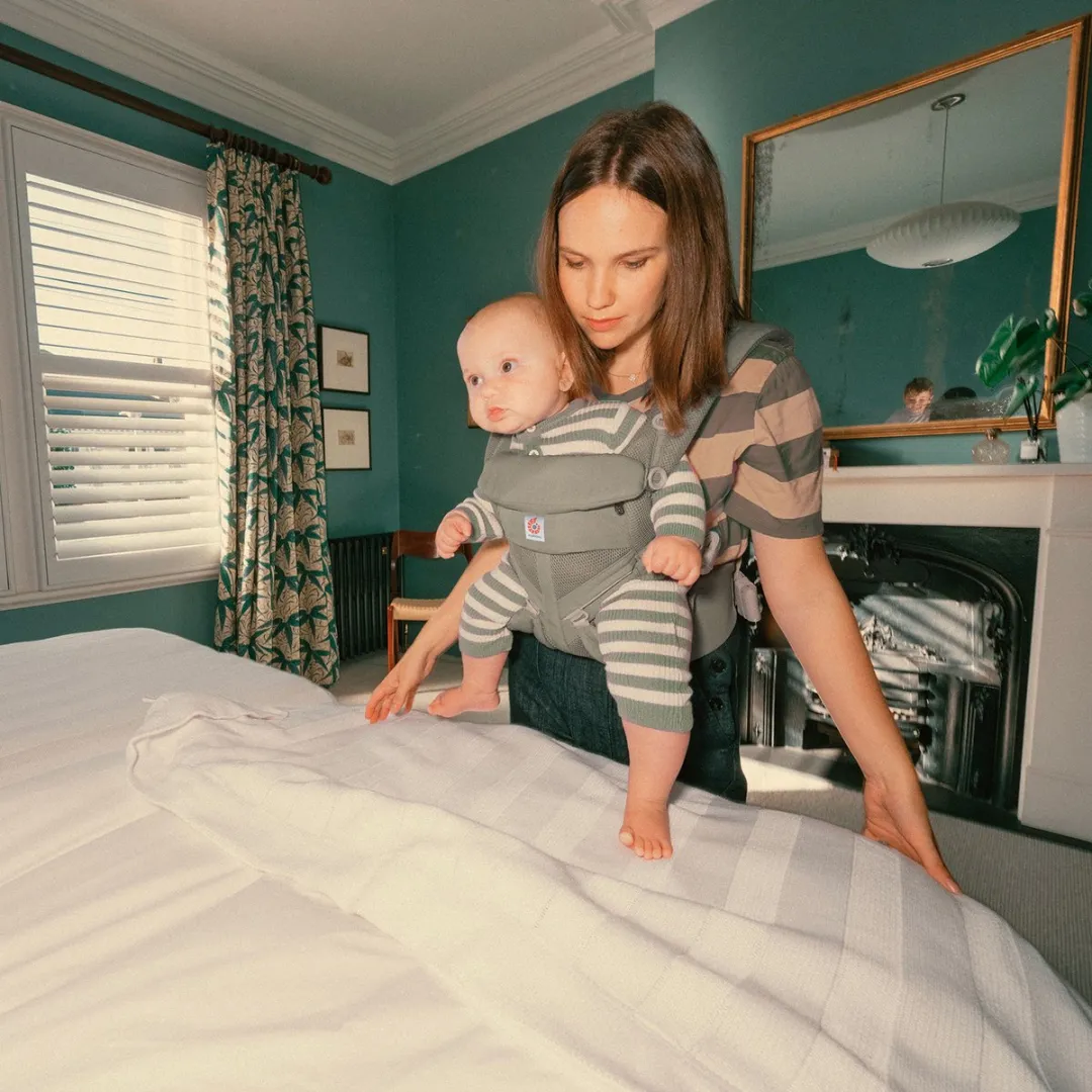 Ergobaby Omni Classic Mesh Draagzak - Soft Olive