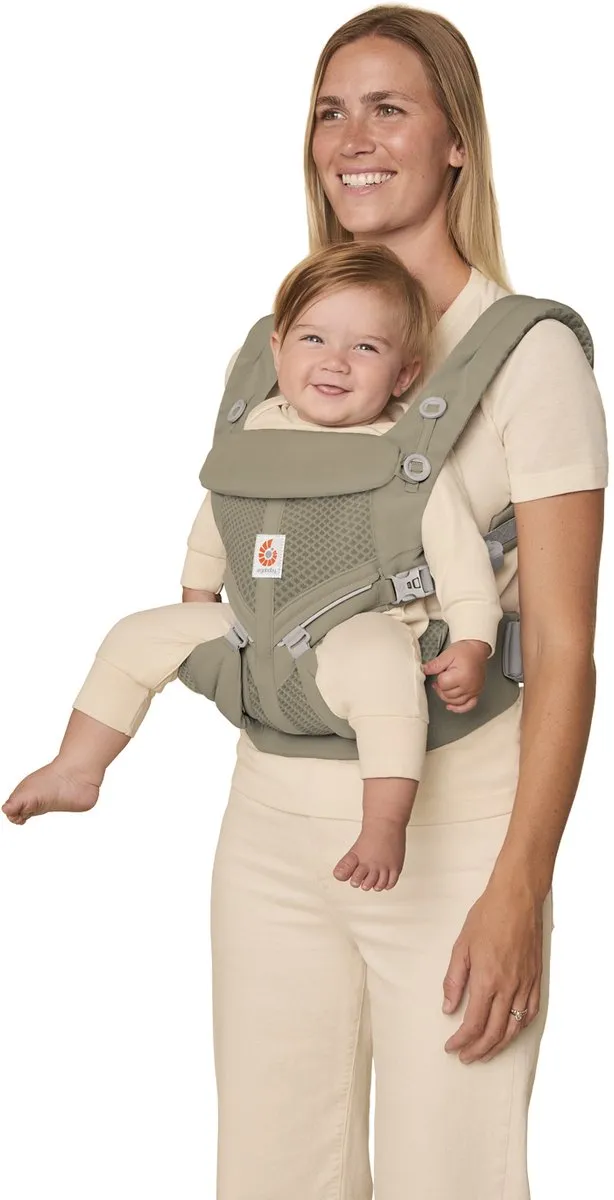 Ergobaby Omni Classic Mesh Draagzak - Soft Olive