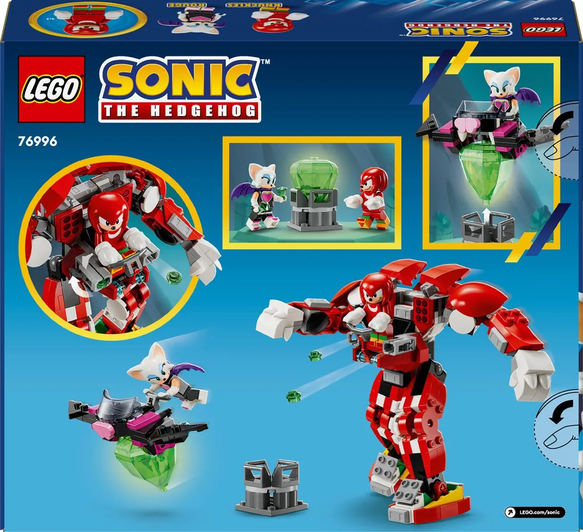LEGO Sonic the Hedgehog Knuckles' Mechabewaker 76996 - 276 Stukken