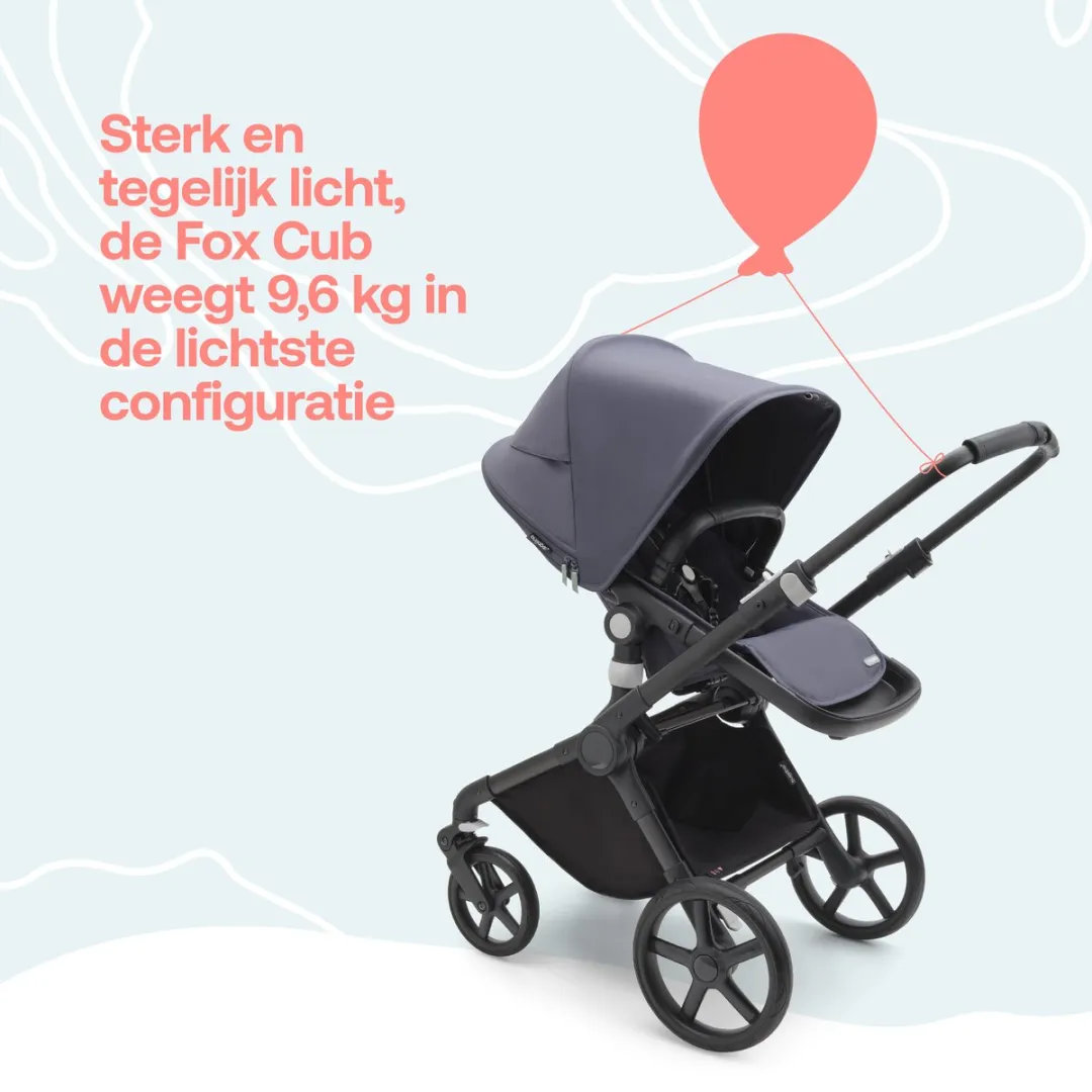 Bugaboo Fox Cub Kinderwagen - Stormy Blue - All-terrain