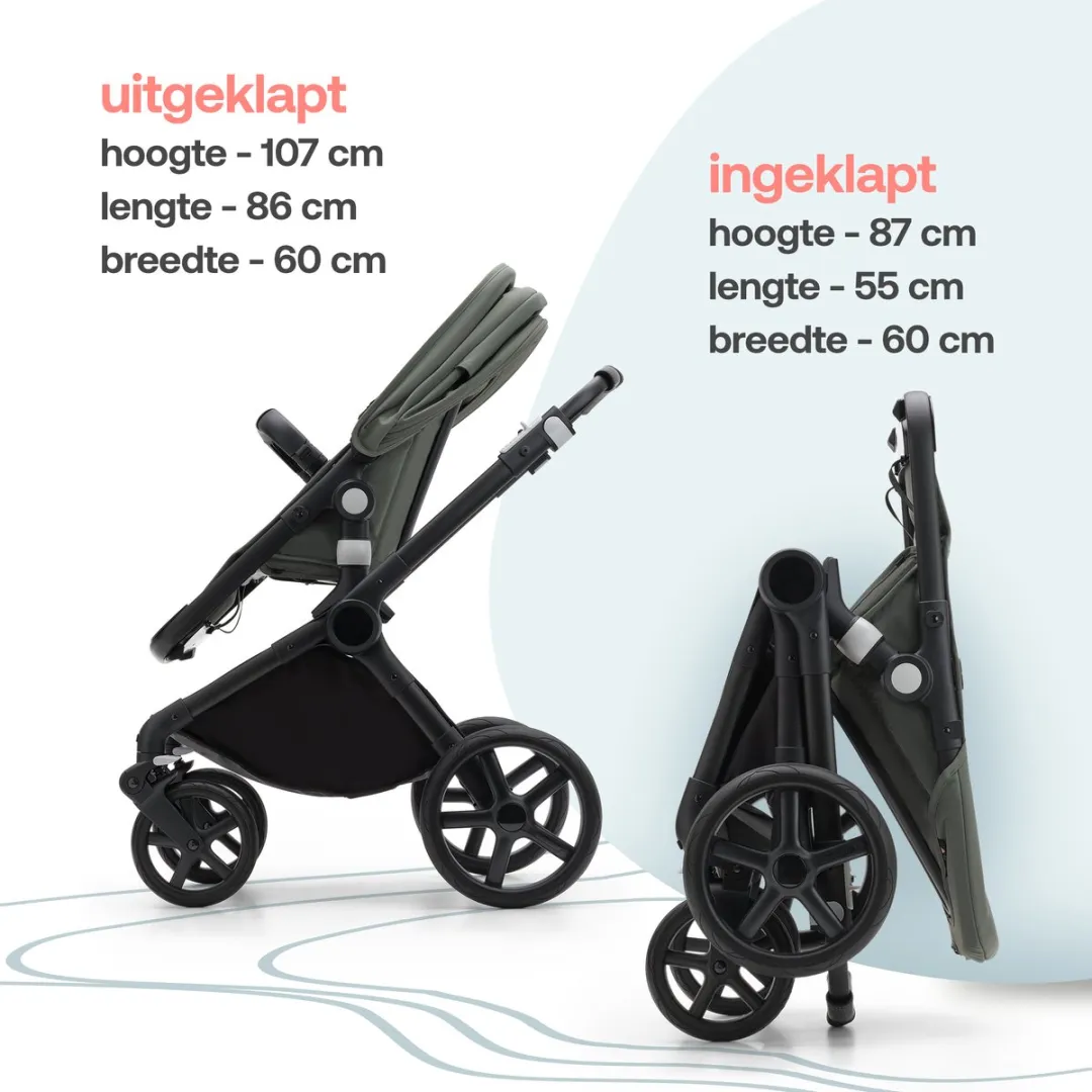 Bugaboo Fox Cub Kinderwagen - Stormy Blue - All-terrain