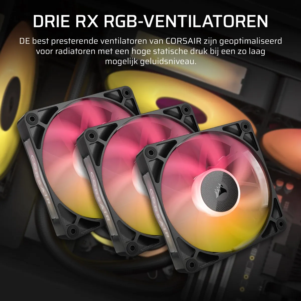Corsair iCUE Link TITAN 360 RX RGB CPU Koeler - 360mm - 3x RX120 RGB - Zwart CW-9061018-WW