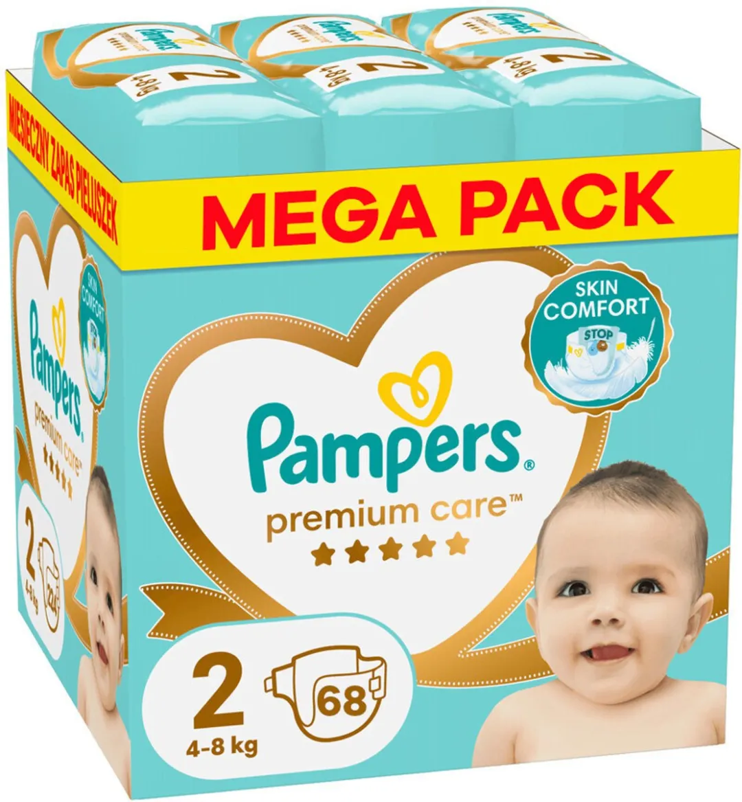 Pampers Premium Protection Maat 2 - 68 Luiers