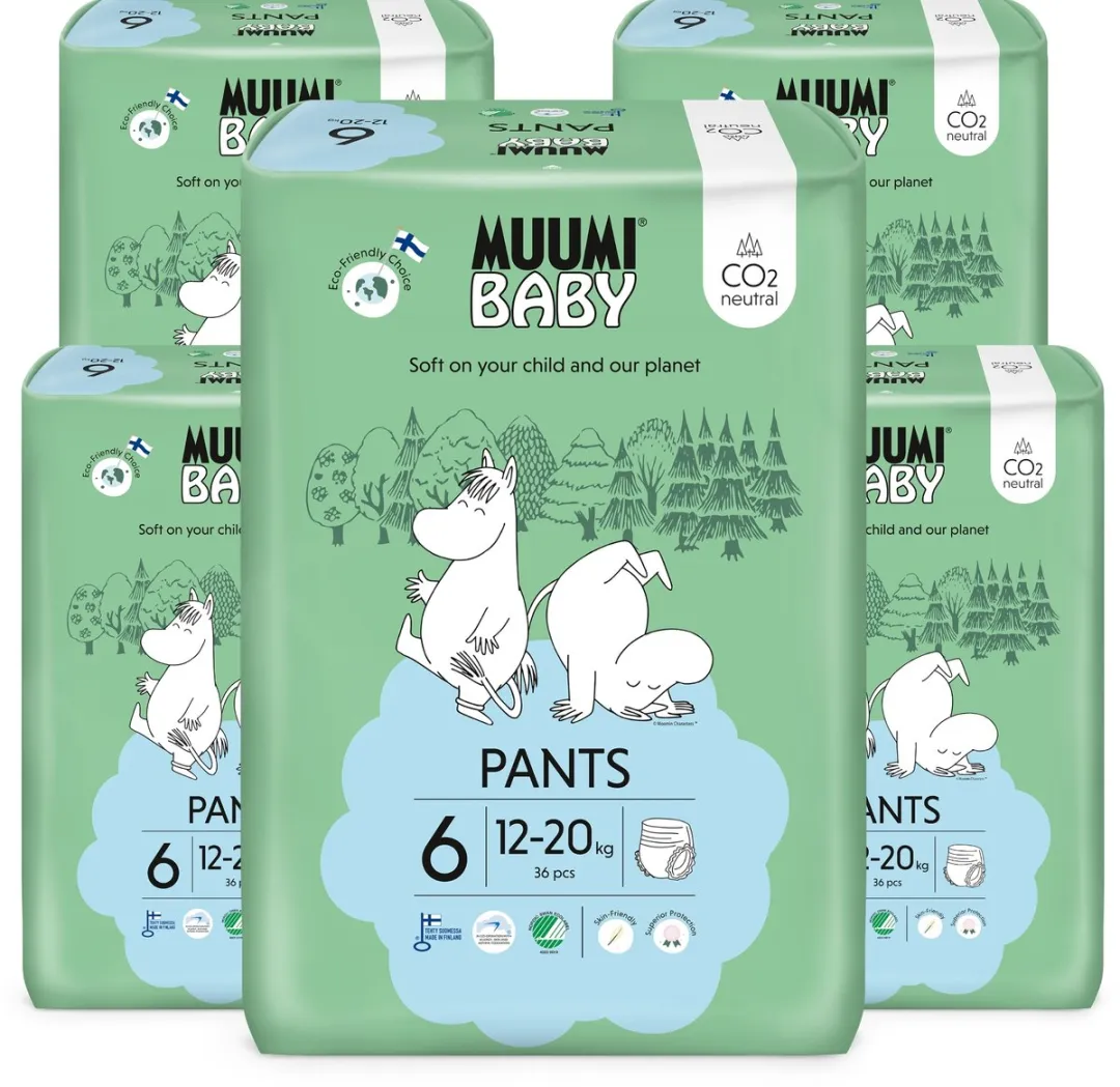 Muumi Baby Eco Luierbroekjes Maat 6