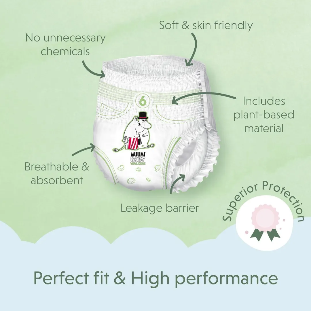 Muumi Baby Eco Luierbroekjes Maat 6 - 180 Stuks