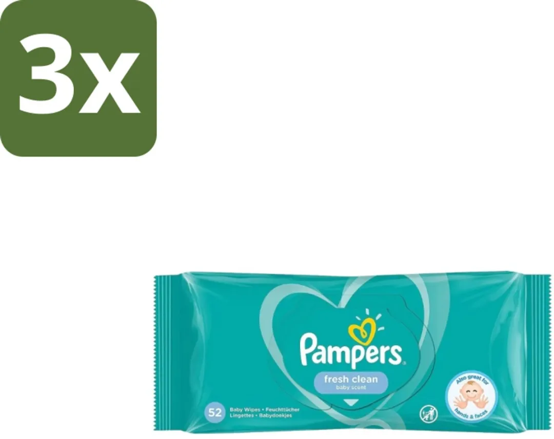 Pampers Fresh Clean Billendoekjes