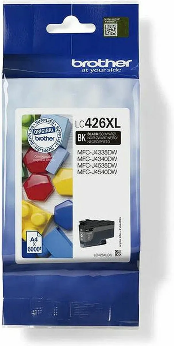 Brother LC426XLC Inktcartridge Zwart - 5000 pagina's