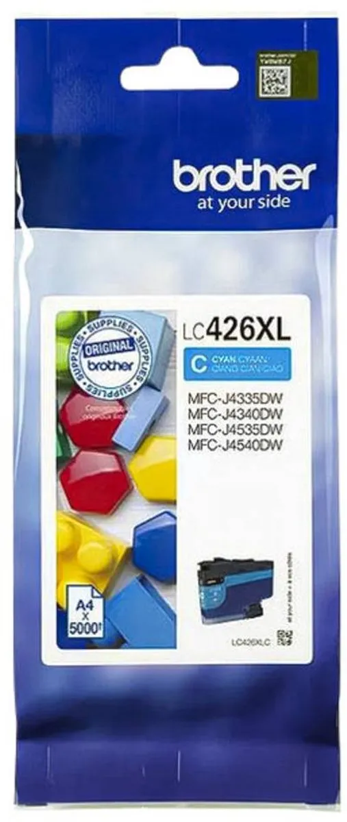 Brother LC426XLC Inktcartridge Zwart - 5000 pagina's