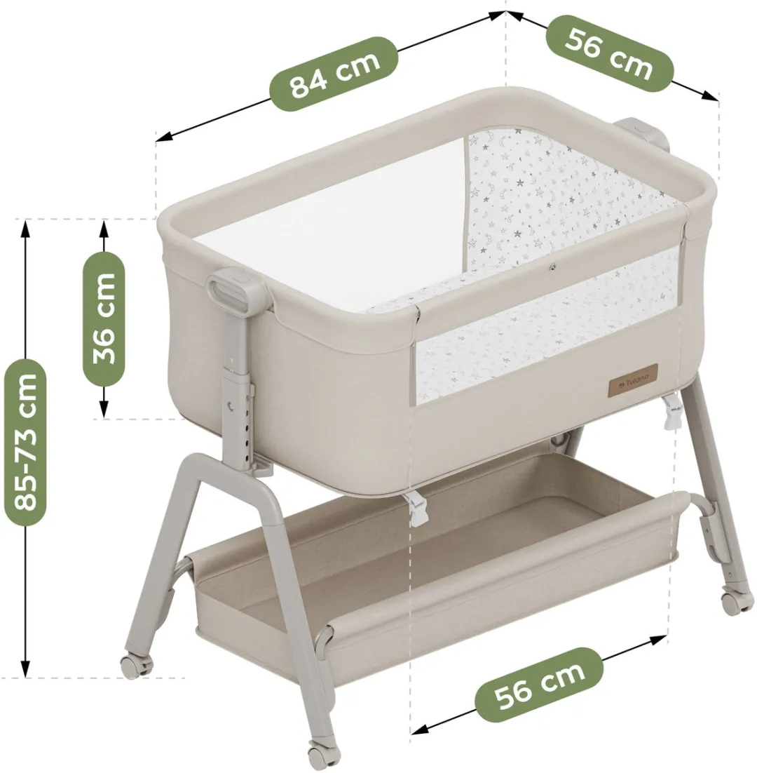 Tulano Dream 50 Bijzetbedje 3-in-1 - Beige - afbeelding 6 van 6