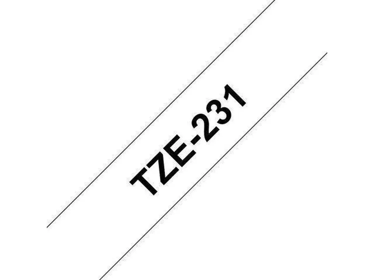 Brother Ril Bro.tapa Wit-zw 12mm-231 - 8 Stuks