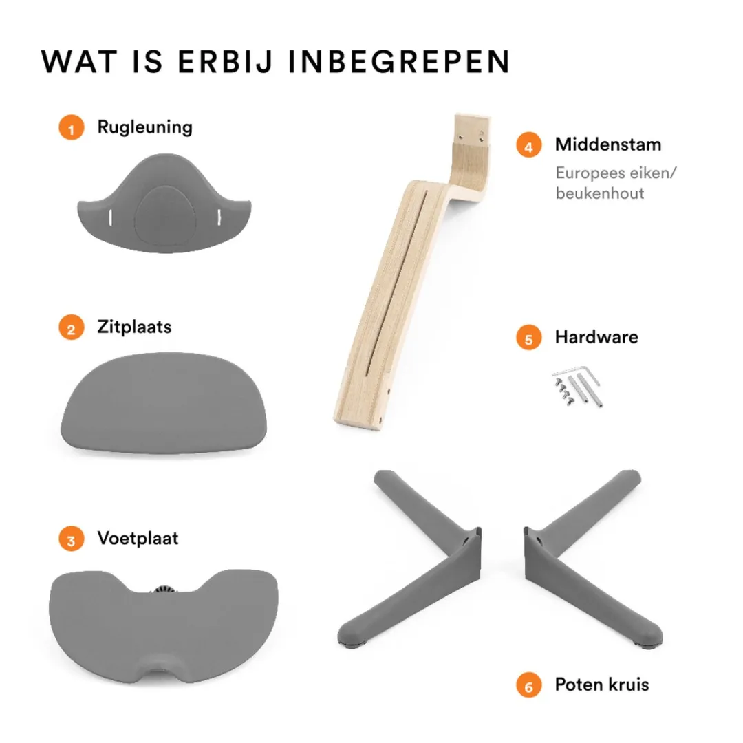 Stokke Nomi Stoel - White - 150 kg