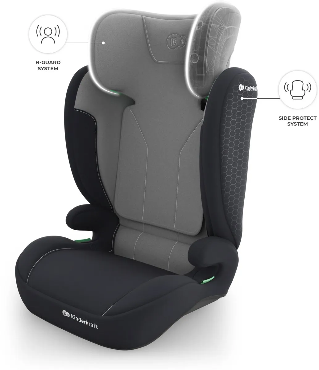 KinderKraft I-SPARK 2 PLUS Autostoel 100-150cm - Grijs