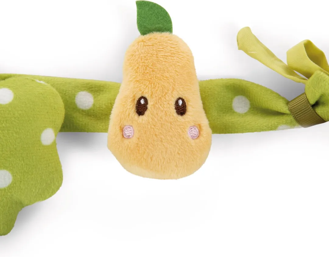 Nici Kinderwagenketting Hase und Eule 40cm - Multikleur