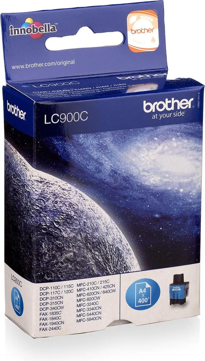 Brother LC-900C Inktcartridge - Cyaan