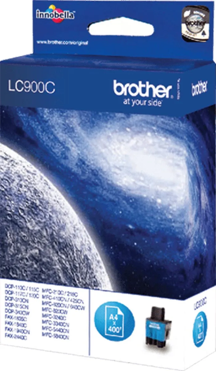 Brother LC-900C Inktcartridge - Cyaan