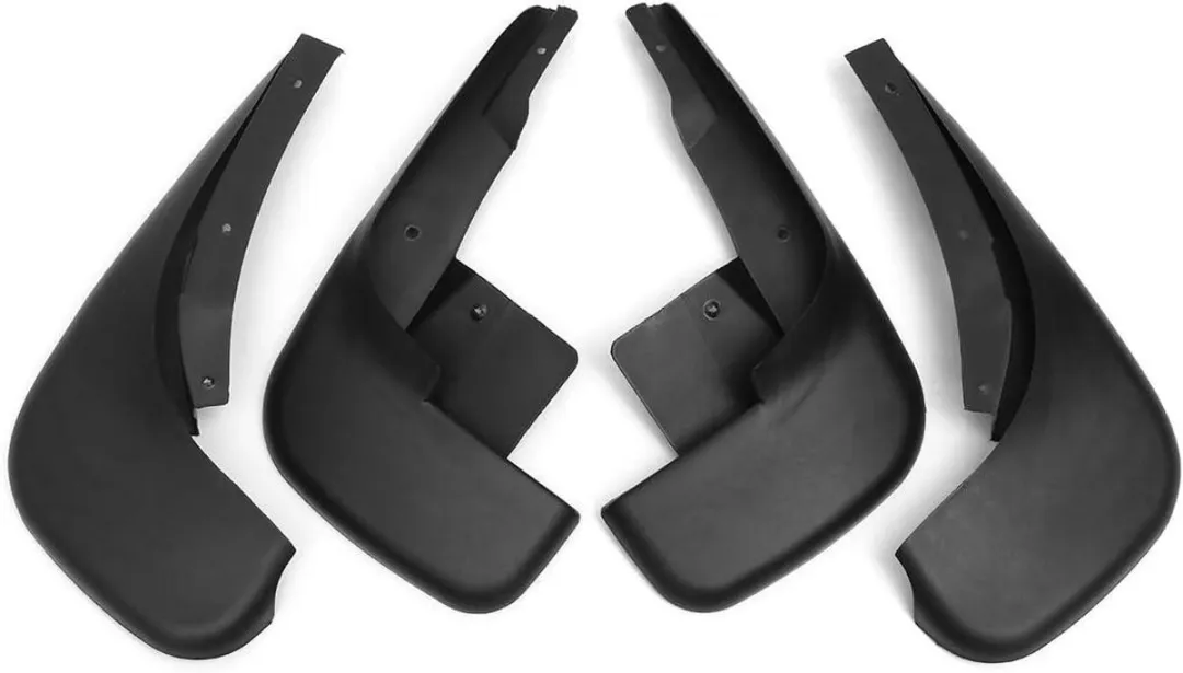 Volkswagen Polo Mk4 9N3 Spatborden - Set van 2 - Zwart