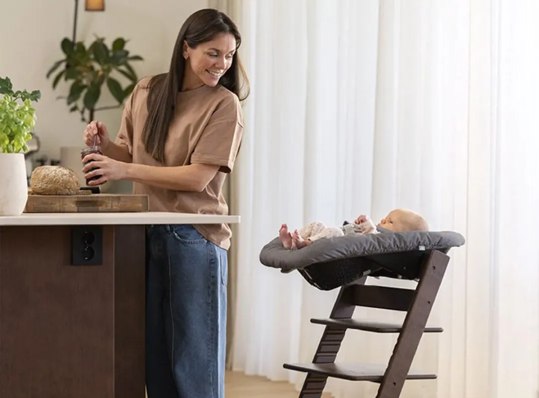 Stokke Tripp Trapp Bundel - Zwart - Newbornset & Babyset