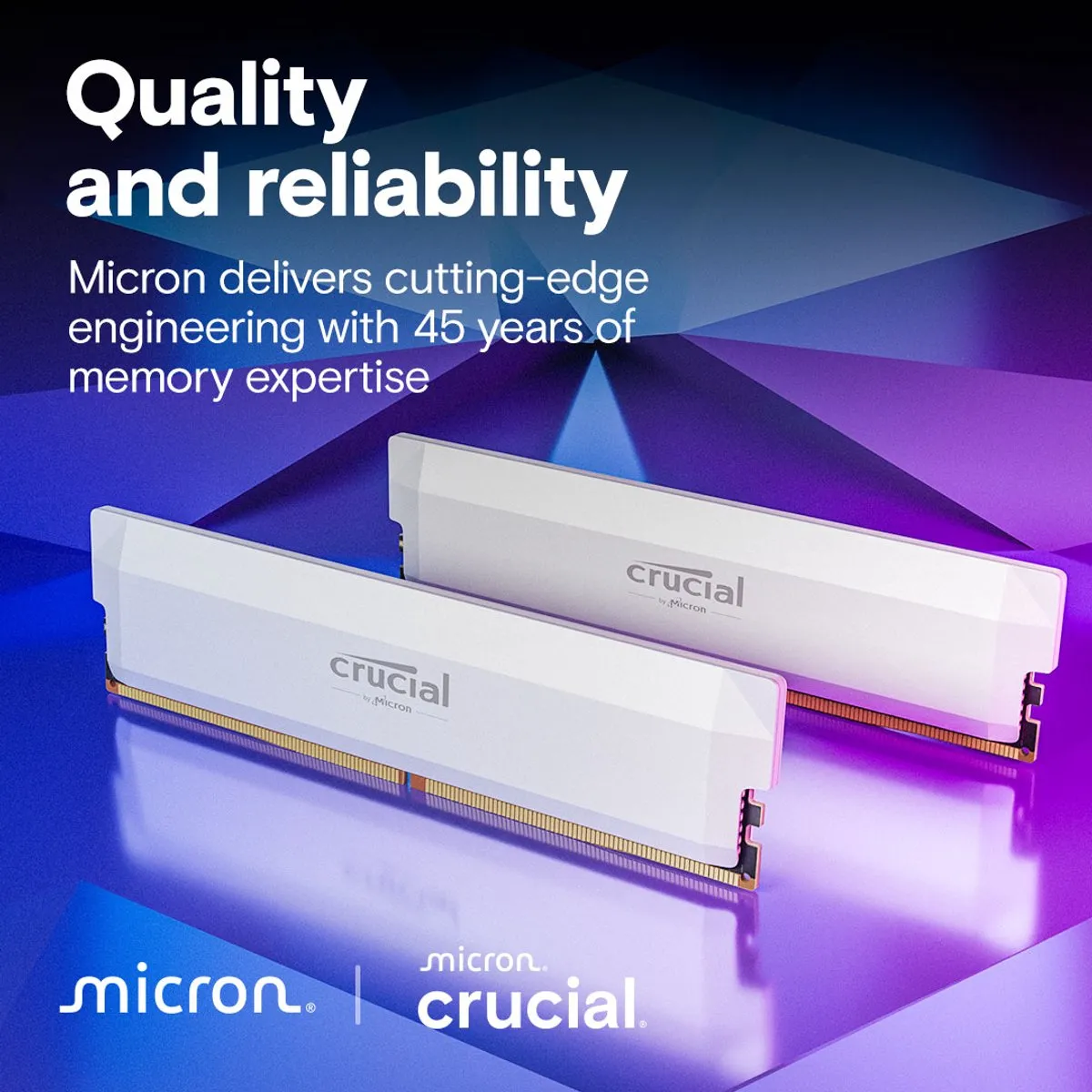 Crucial DDR5 Pro CP2K32G60C40U5W RAM Kit 64GB Wit