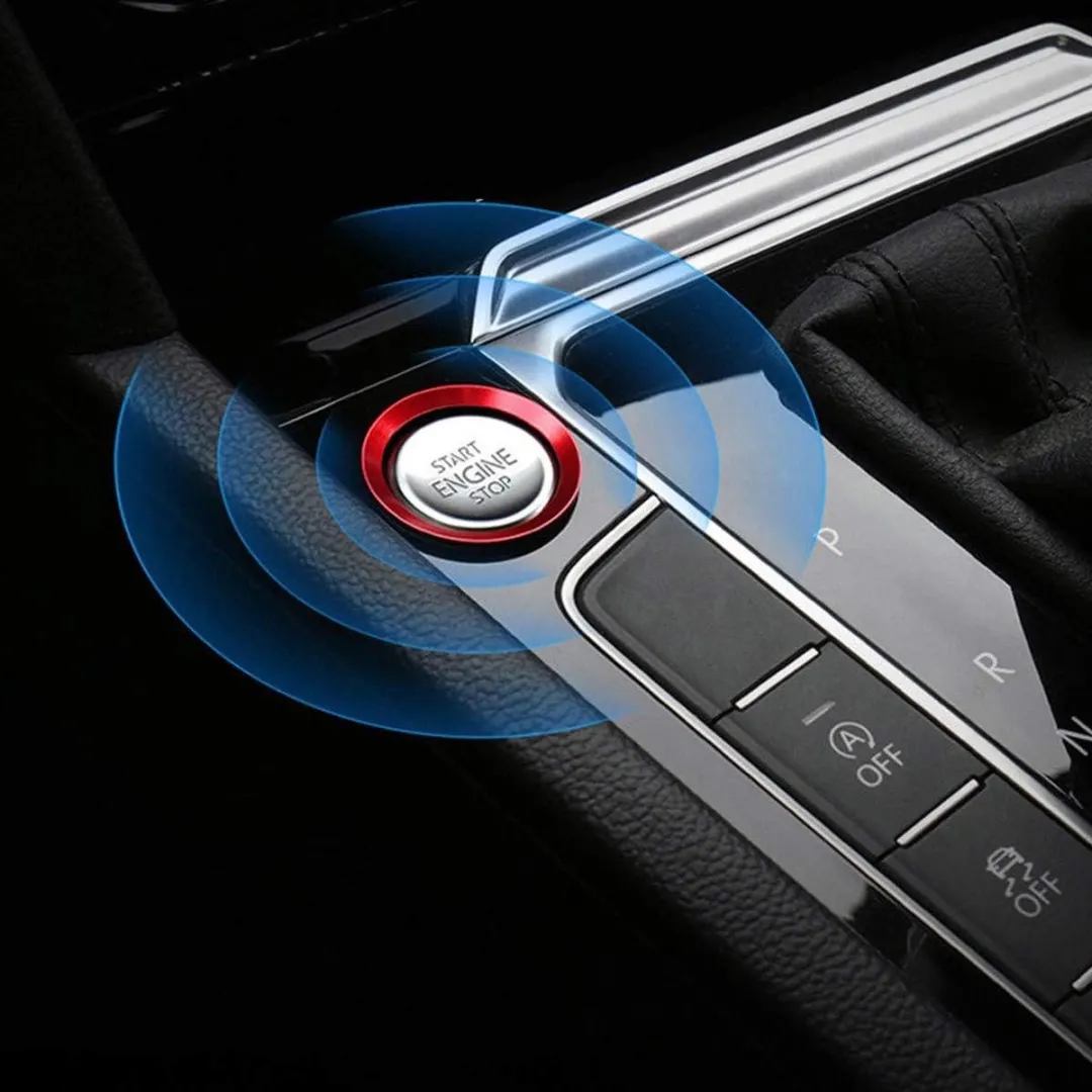 Volkswagen Golf 7/GTI/Jetta/CC/Arteon Startknop Cover - Rood