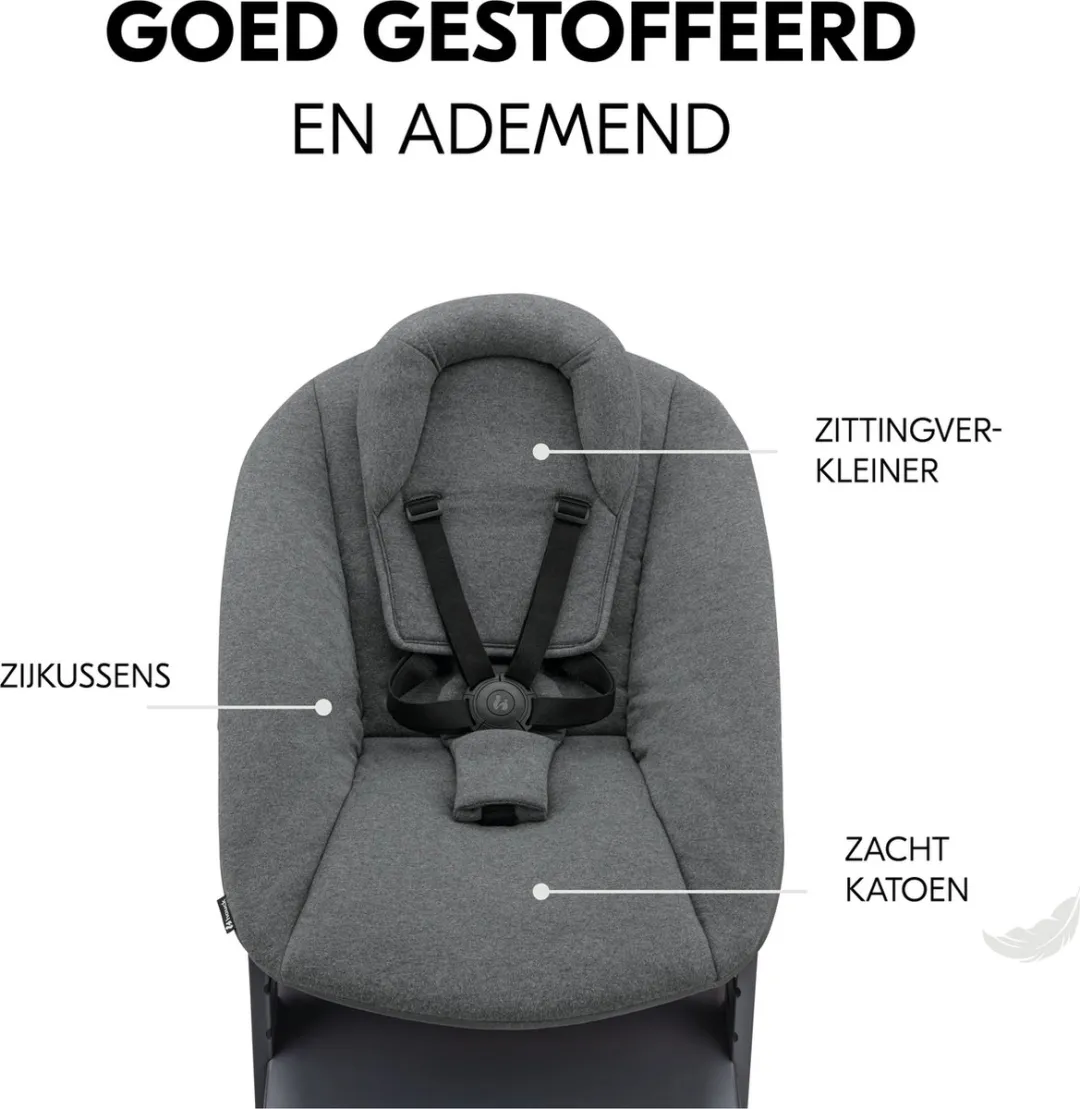 Hauck Alpha Kinderstoel Dark Grey - Newborn Set