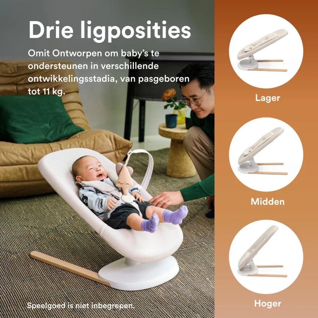 Stokke Yoga Wipstoel Light Sand - 3 Posities