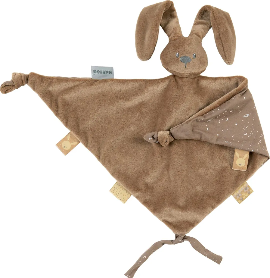Nattou Lapidou Maxi Knuffeldoekje Konijn 65cm