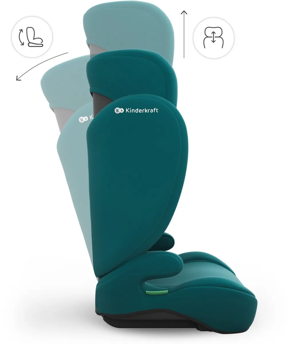 KinderKraft I-SPARK 2 PLUS i-Size Autostoel 100-150cm - Groen