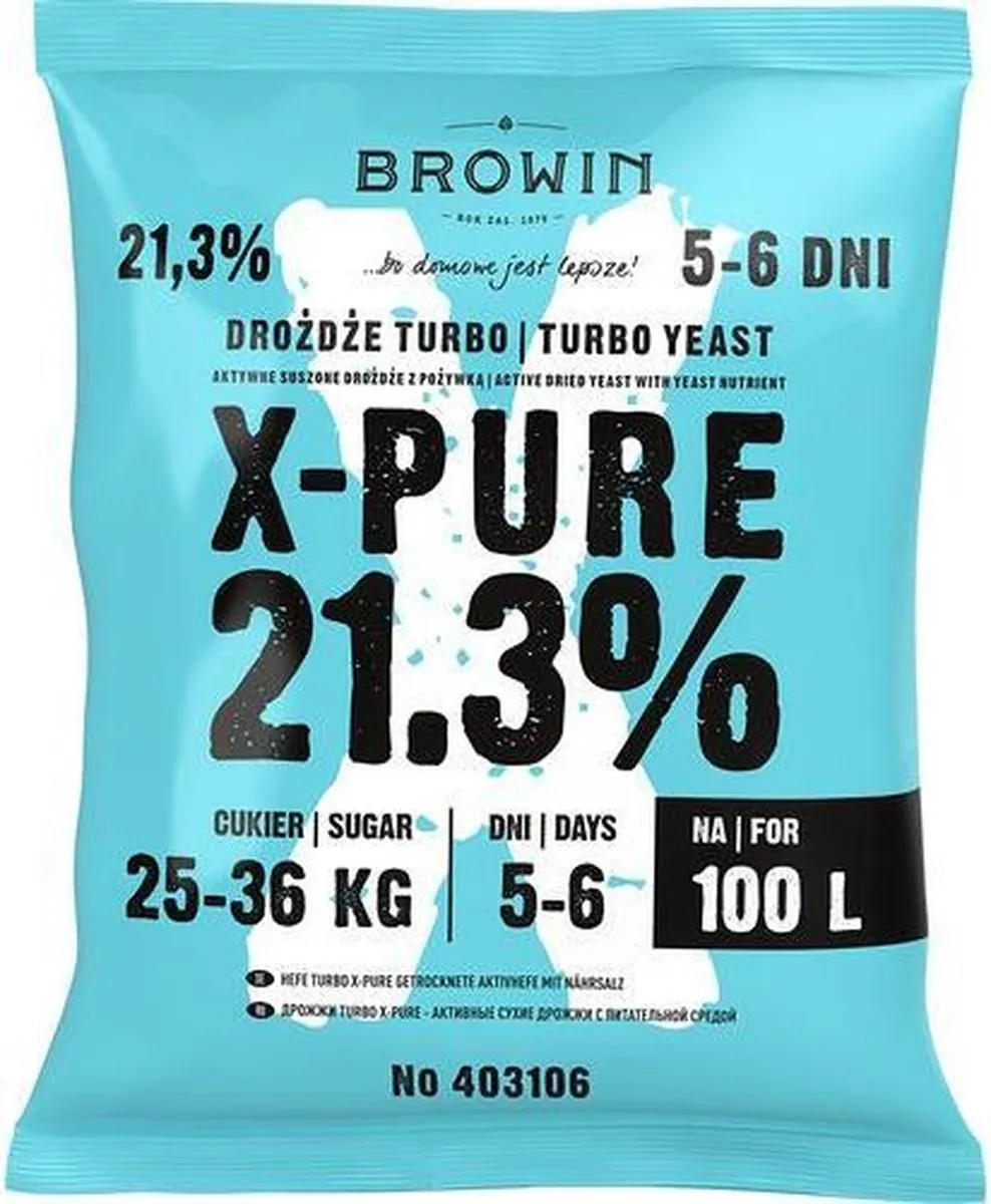 Browin Turbo X-Pure Gist 21,3%