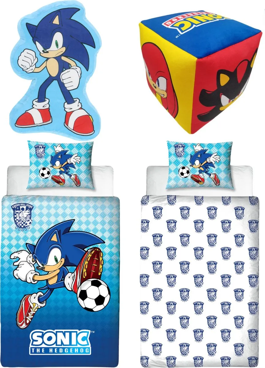 Sonic Bedset Junior - Multi Colour - afbeelding 6 van 6