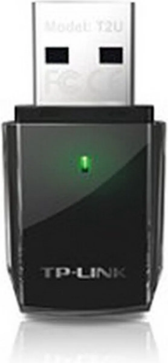 TP-Link Archer T2U WiFi USB-Adapter - Zwart