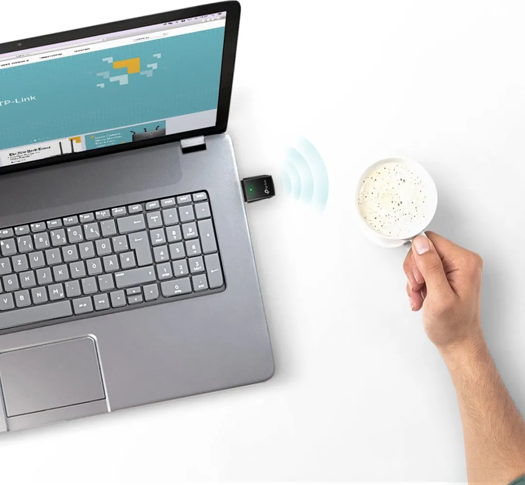 TP-Link Archer T2U WiFi USB-Adapter - Zwart