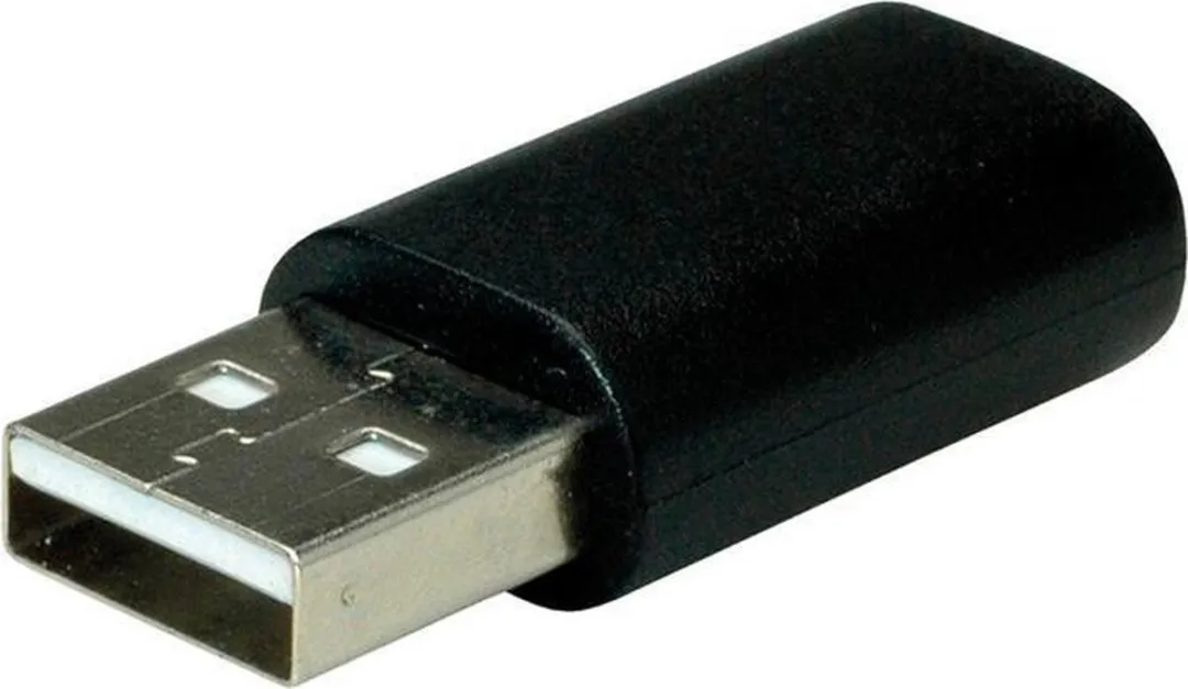 Value USB 2.0 Adapter 12.99.2995 - USB-A naar USB-C - Zwart