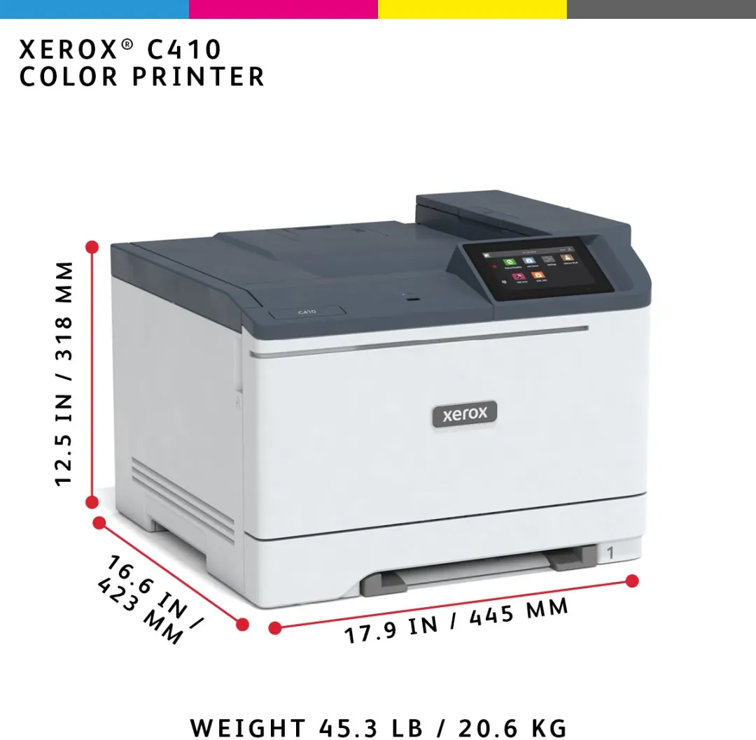 Xerox C410V_DN Kleur Laserprinter - 40 ppm - 251 Vel