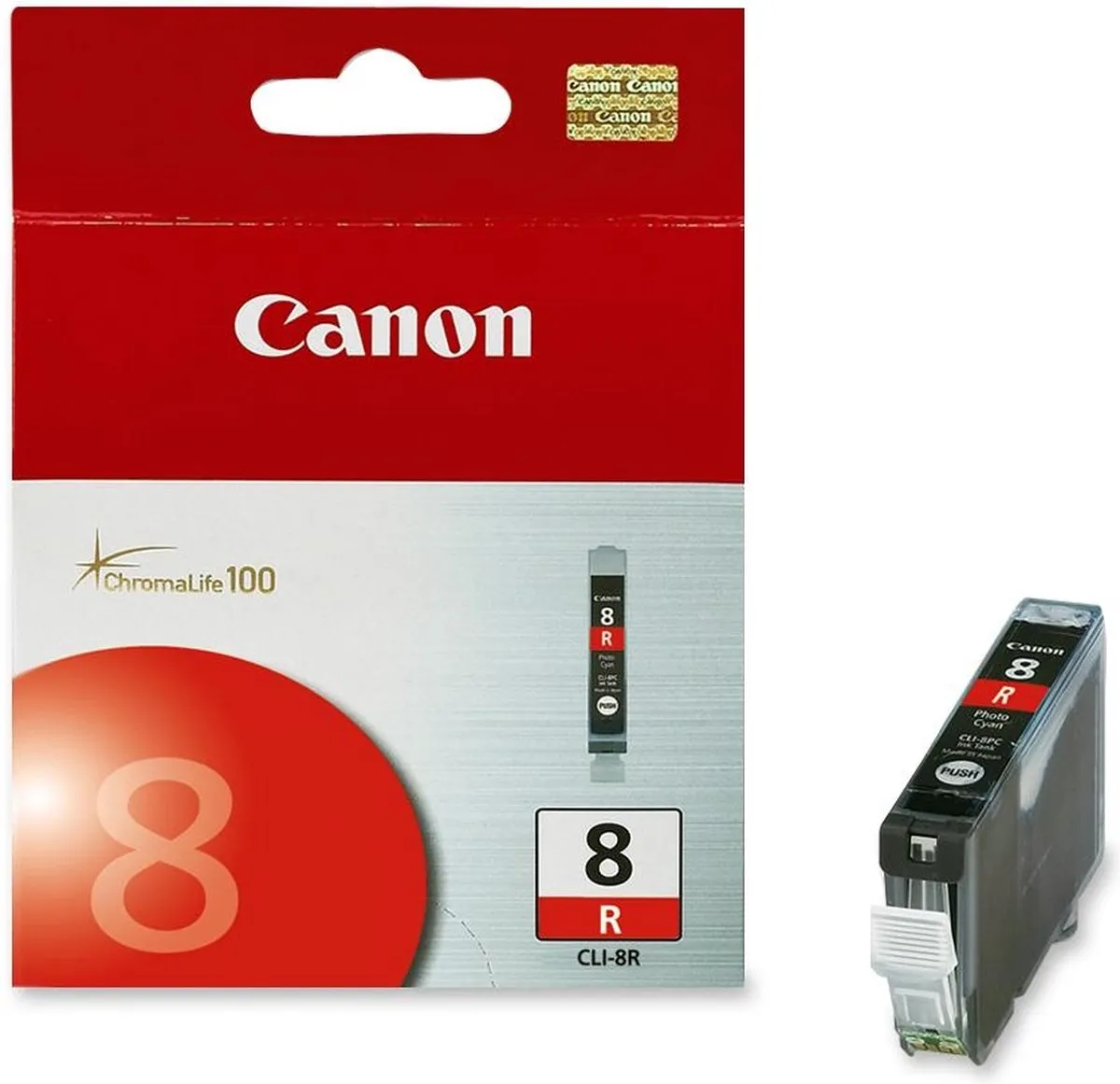 Canon CLI-8R Inktcartridge - Rood