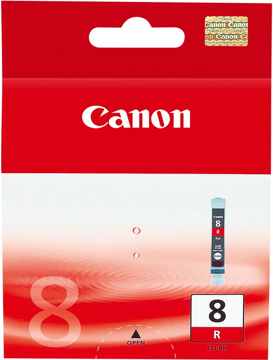 Canon CLI-8R Inktcartridge - Rood