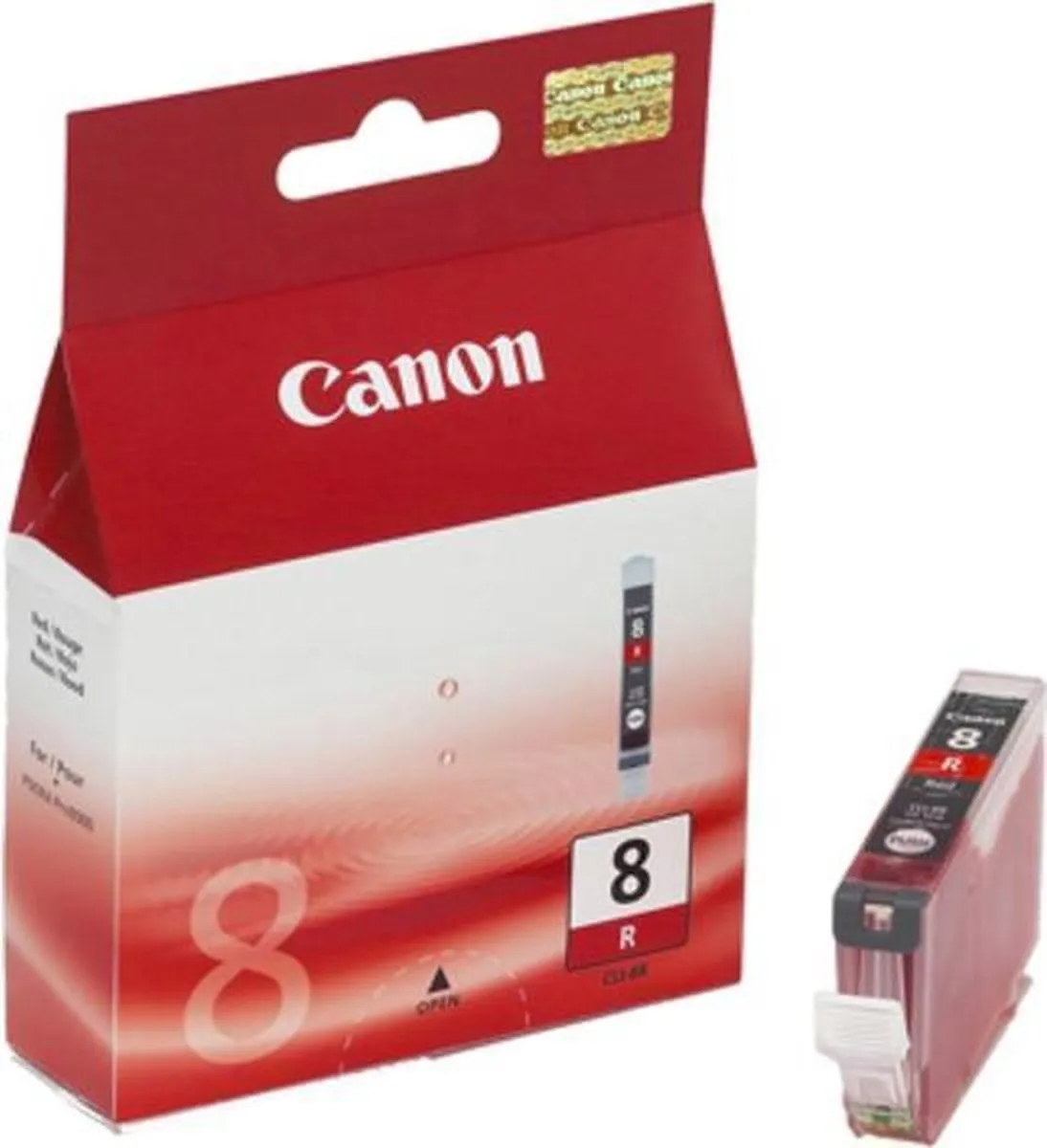 Canon CLI-8R Inktcartridge - Rood