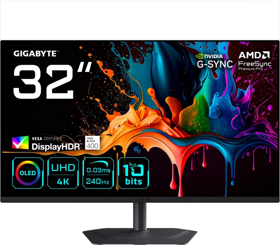 Gigabyte MO32U2 EK 4K QD-OLED Monitor