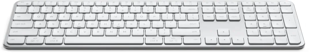 Satechi Slim EX3 ST-KEX3S-EN Draadloos Toetsenbord - Bluetooth 5.3 - Grijs