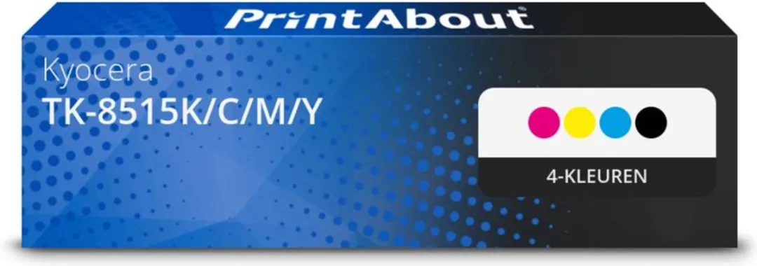 PrintAbout Toner TK-8515K/C/M/Y 4-kleuren Voordeelbundel - 99.000 pagina's