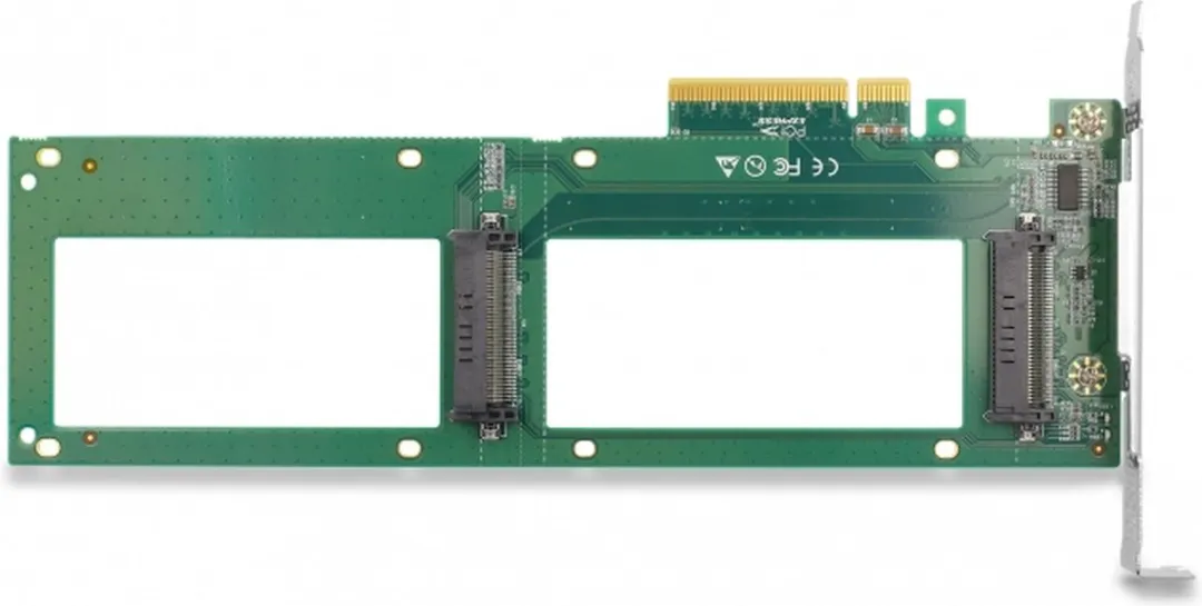 Delock 90091 Intern U.2 Interfacekaart - Groen/Grijs