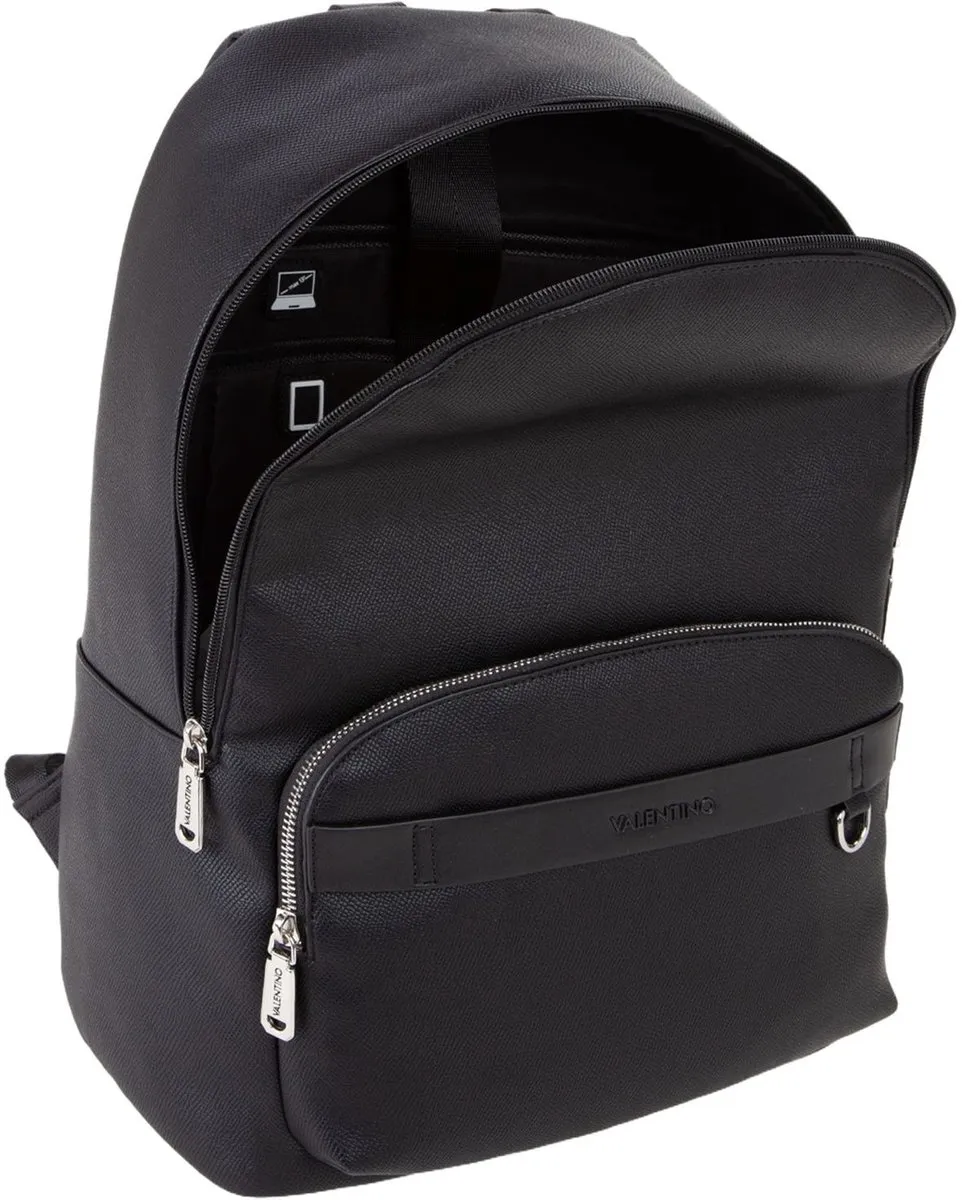 Valentino Landon Backpack VBS9DB01 - 13 inch - 11 Vakken - Zwart