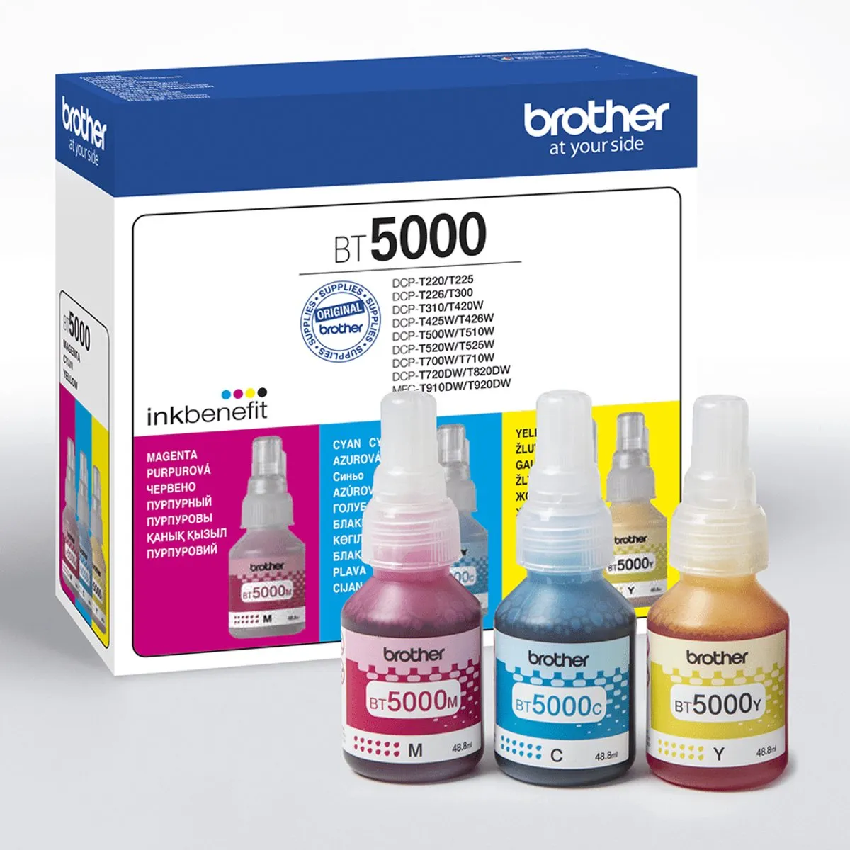 Brother BT5000CLVAL Inktcartridge - 3 Stuks Cyaan/Magenta/Geel